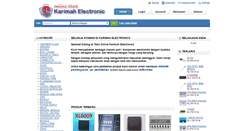 Desktop Screenshot of karimah-electronics.com